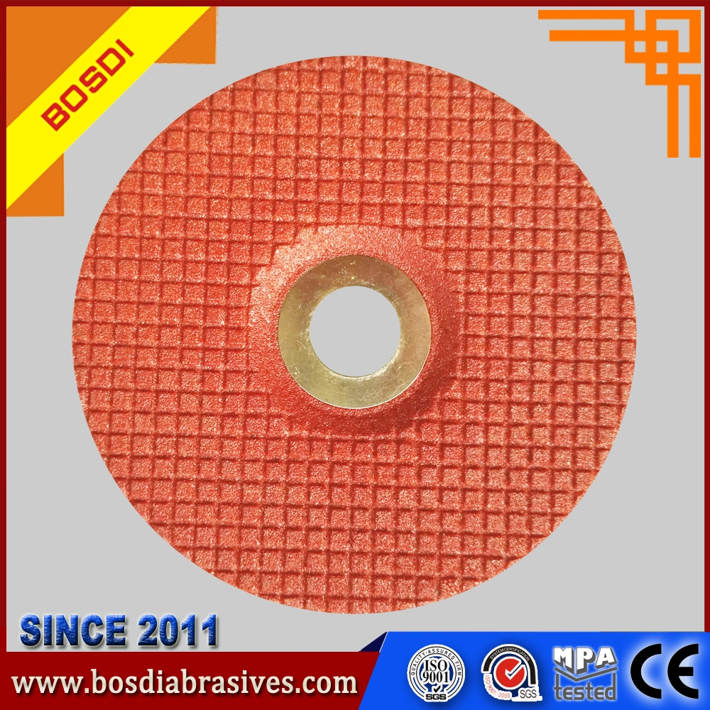 China Hot Sale T27 4"/4.5/5"/6"7"/9" Resin Flexible Grinding Wheel for Steel/Aluminium/Stone/Inox