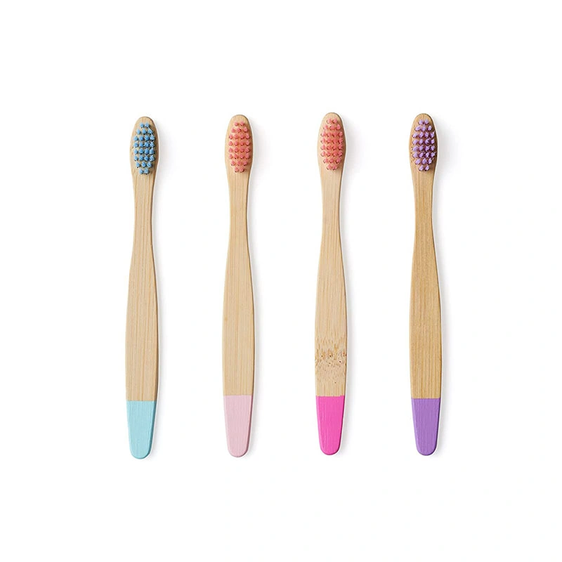 Brosse à dents en bambou 100 % Eco biodégradable OEM, pour enfants, adultes