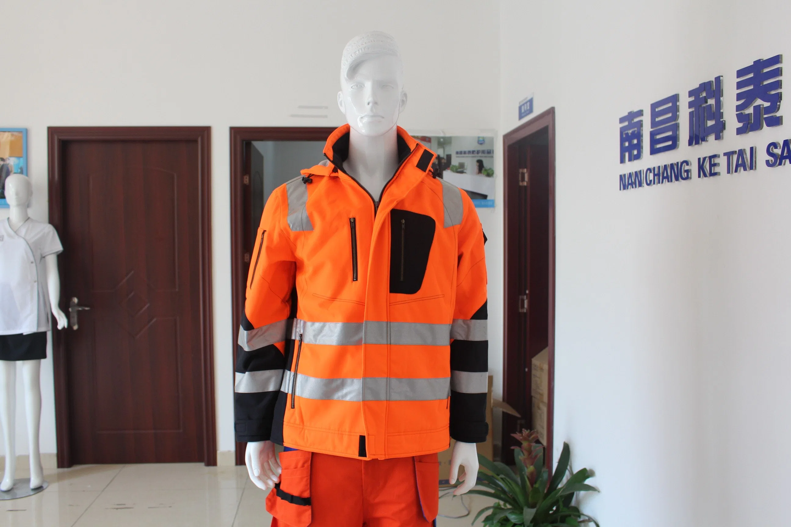 Highway Worker Suits Safety Orange Wear Rough Workwear Overall Workwear