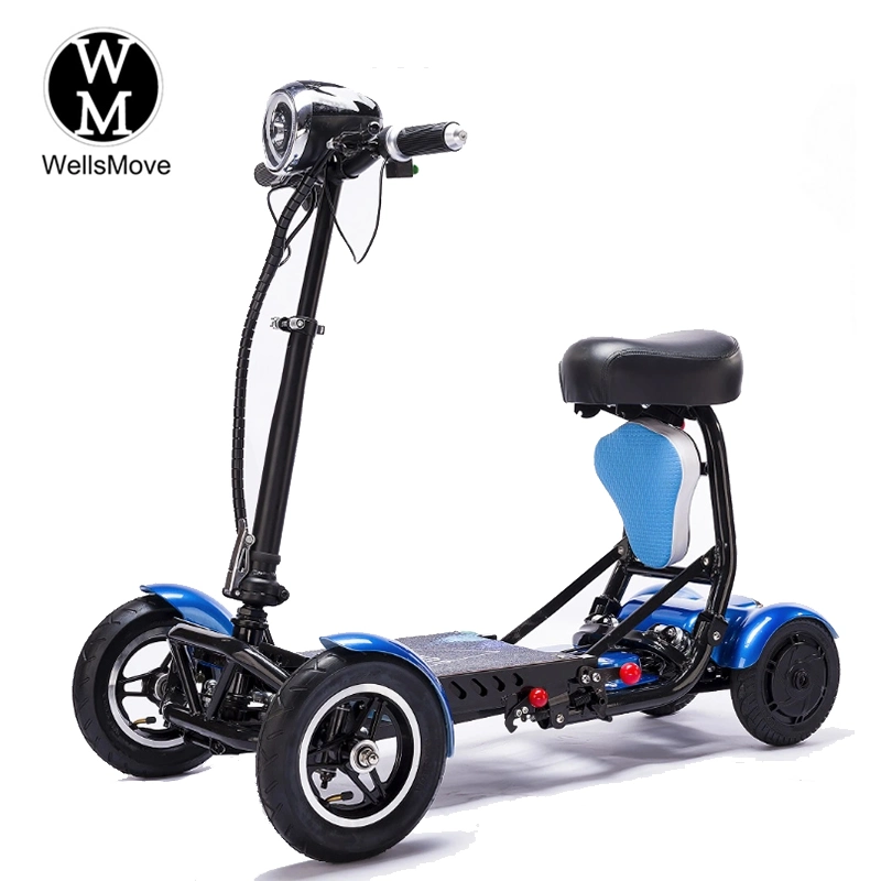 20km/H Fast Speed Four Wheels Portable Folding Electric Mobility Medical Scooter