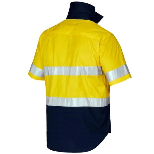 Short Sleeve Work Wear Uniform Safety Reflective Shirt