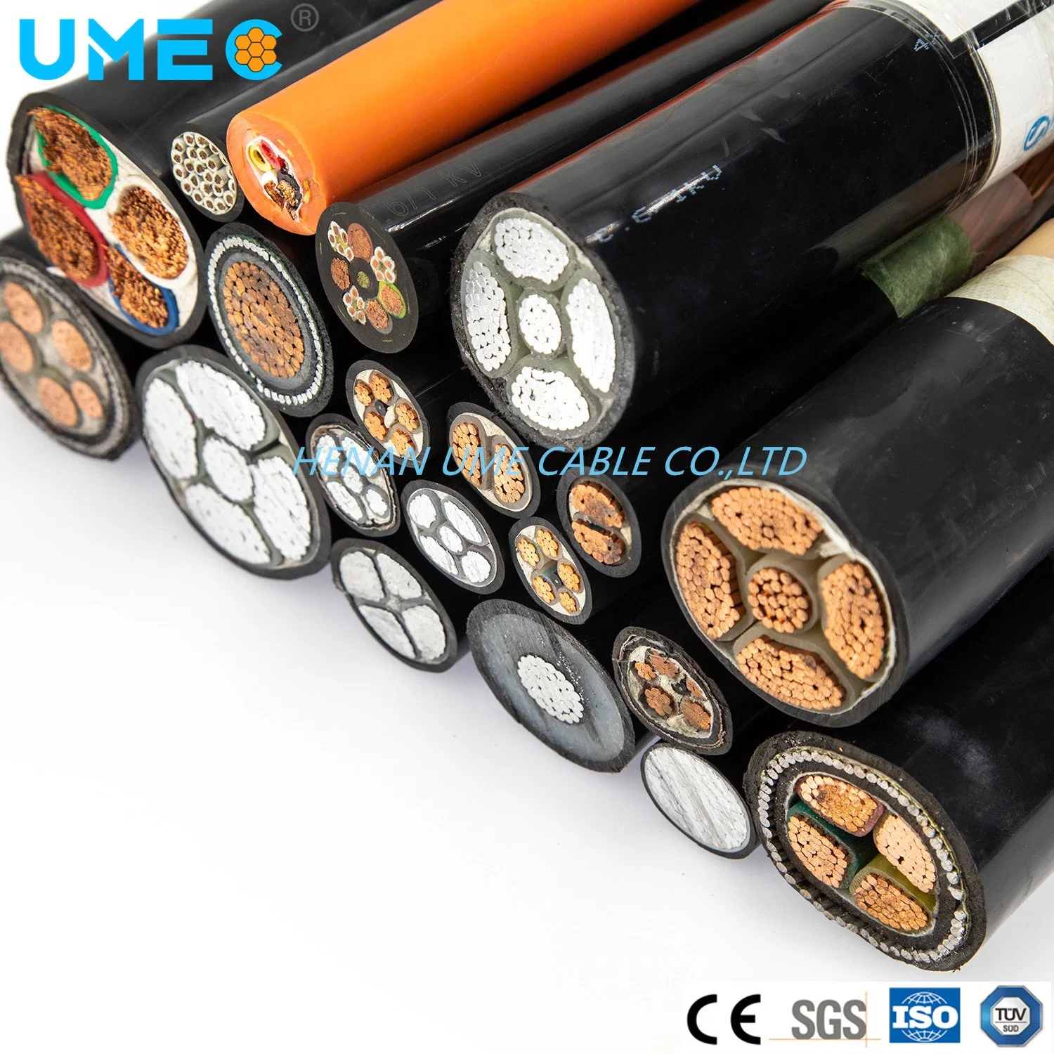 Electrical Wire Cable Mv 8.7/15kv Cu/Al Conductor PVC/XLPE/Sta/PVC Electric Power Cable