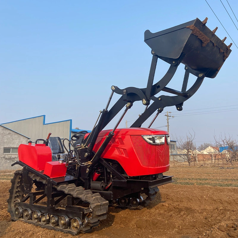 120HP Crawler Tractor Trecher Dicther Fertilizer Sowing Bulldozer Excavator Agriculture Machine Paddy Land Mountain Climbing Tractor