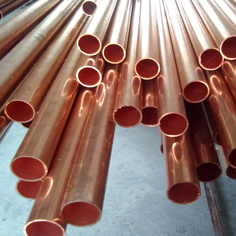 Air Conditioning Copper Tube 6.35mm Copper Pipe 1/2 Inch 3/8 15mm C10100 C10200 C11000 99.9% Pure Copper Pipe Tube Water Oxygen