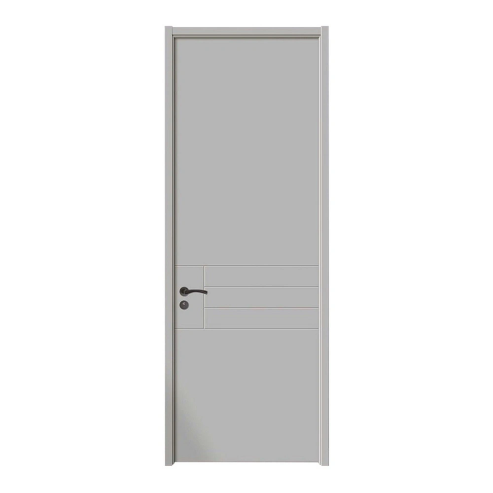 Fábrica PVC Oficina de madera Puerta de baño interior PVC puerta de madera Dormitorio