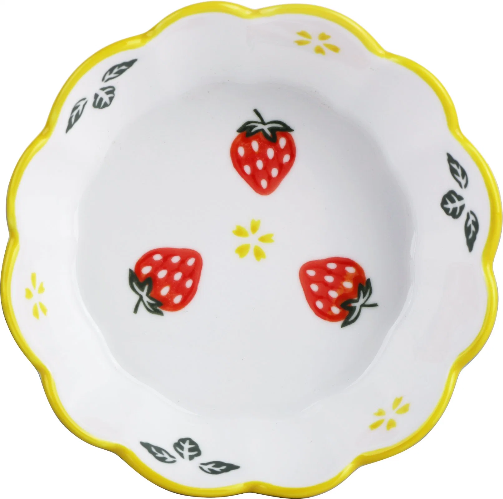 Wholesale/Supplier Cheap Ceramic Dinner Plate Set 400ml Appetizer Shallow Plates Serving for Lunches Cheese Salad Dessert Set of 2 Assorted Motifs for Christmas Day Gift