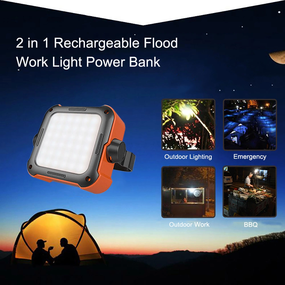 Outdoor Portable Emergency LED Camping Light with Magnet for Hiking Tents Flashlights