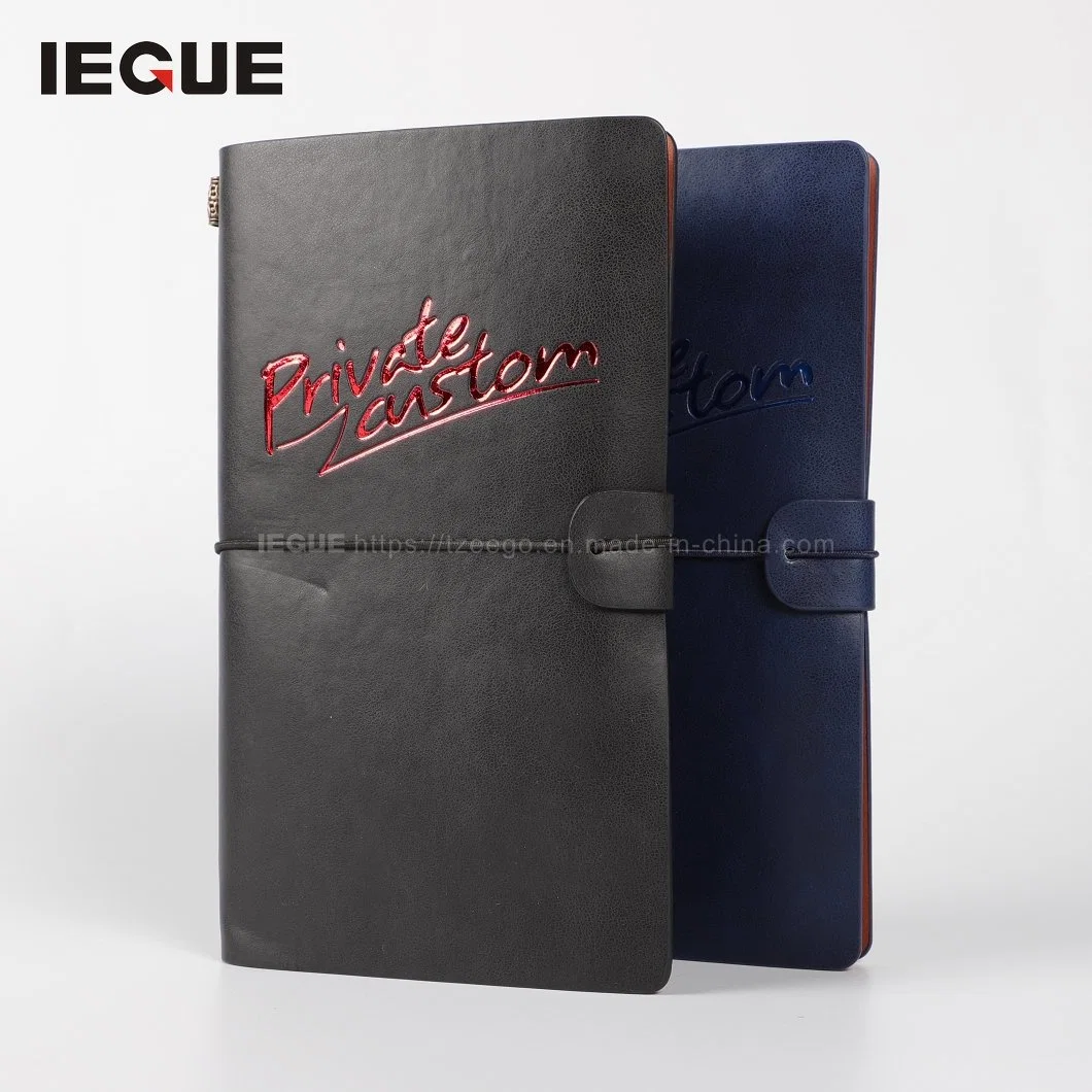 New Notebook PU Leather Cover Travel Organiser Planner Refillable Leather Journal Planner Gift with Elastic Band