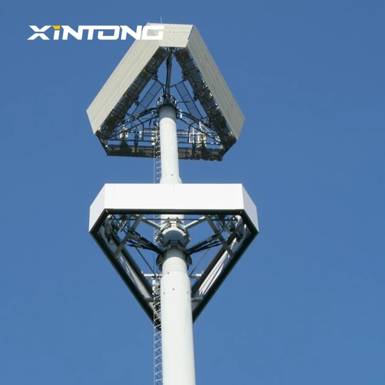 20m de altura de la torre de comunicaciones móviles de la antena telescópica de alto