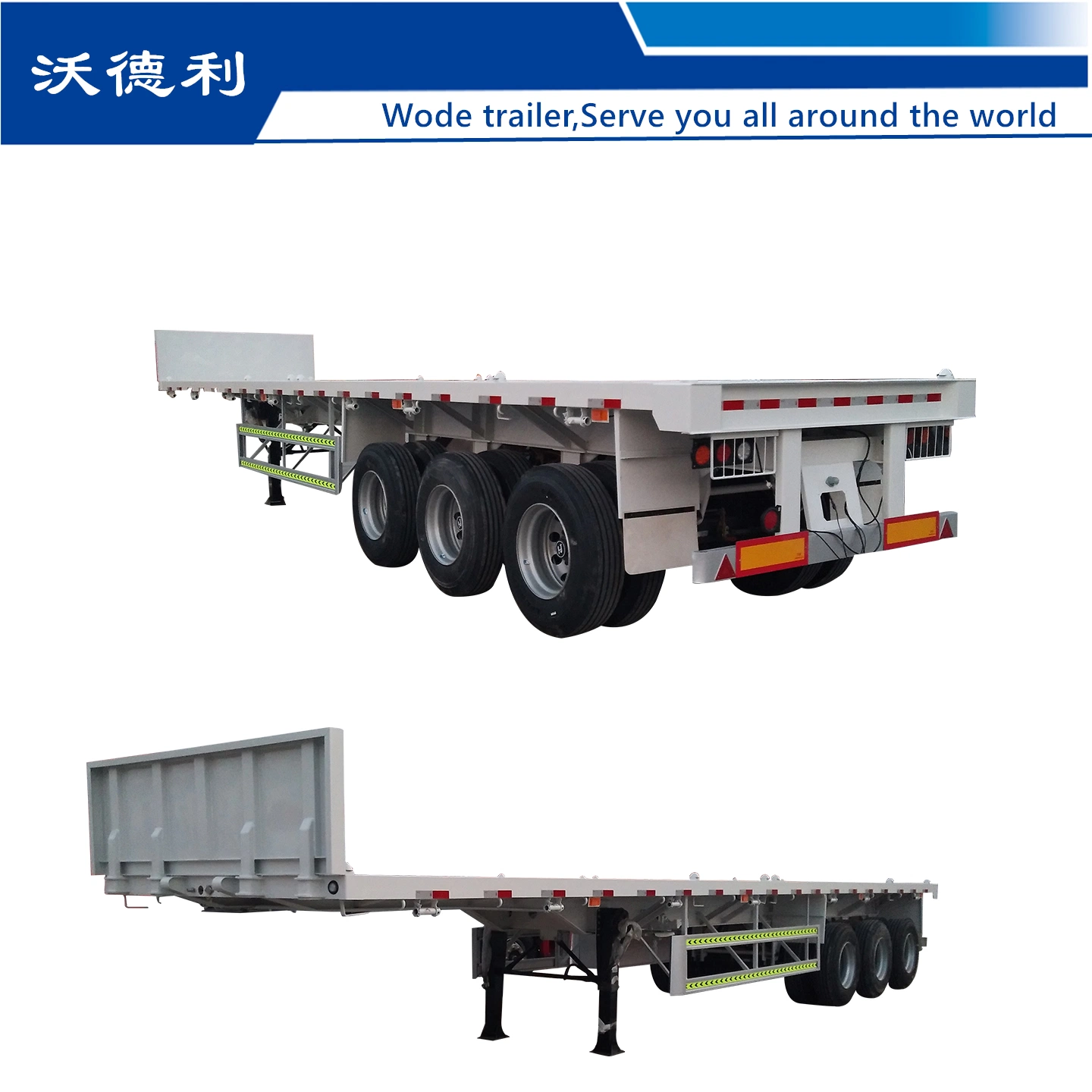 Truck Semi Trailer Flat Bed