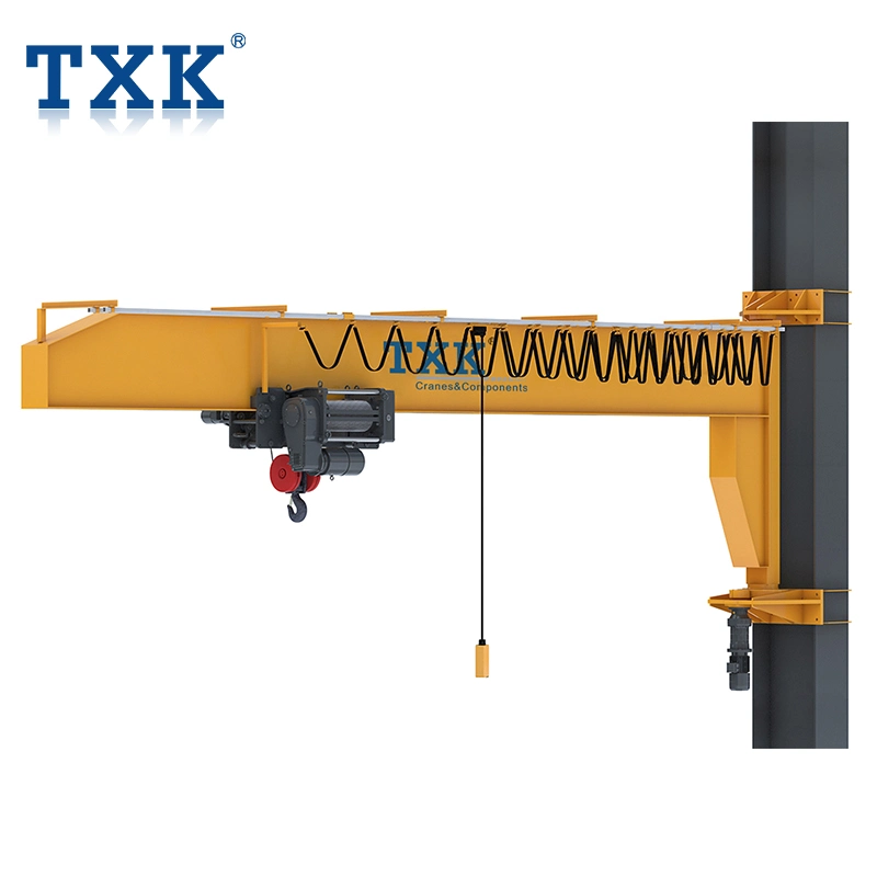 5ton Wall Mounted Arm Jib Crane with Electric Wire Rope Hoist