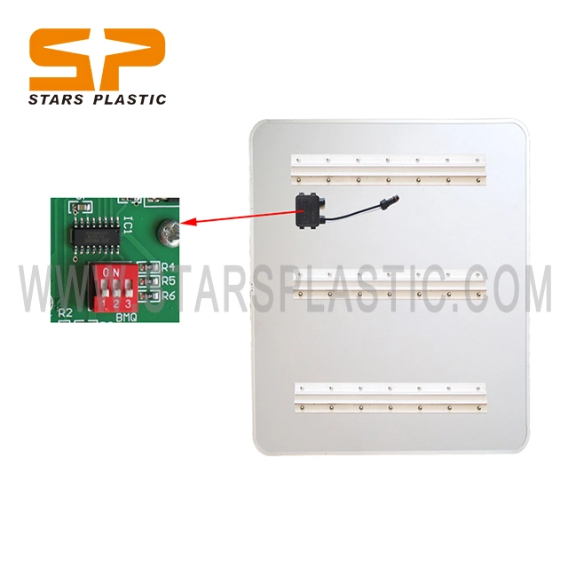 OEM Traffic Warning Sign Directional LED Slow Edge Lit Reflective Road Speed Limit Sign