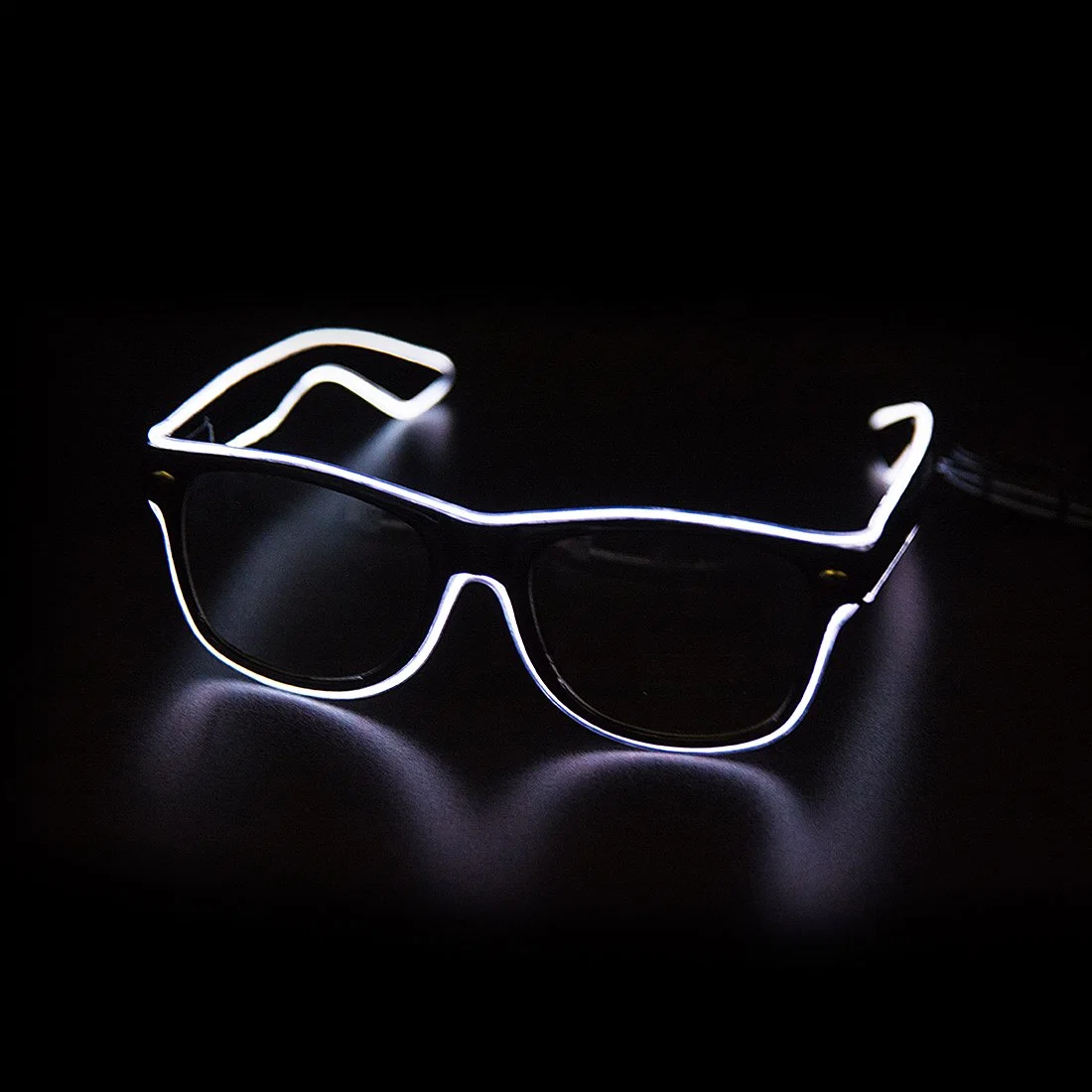 LED Glasses Neon Party Flashing Glasses EL Wire Glowing Gafas Luminous Bril Novelty Gift Glow Sunglasses Bright Light Supplies