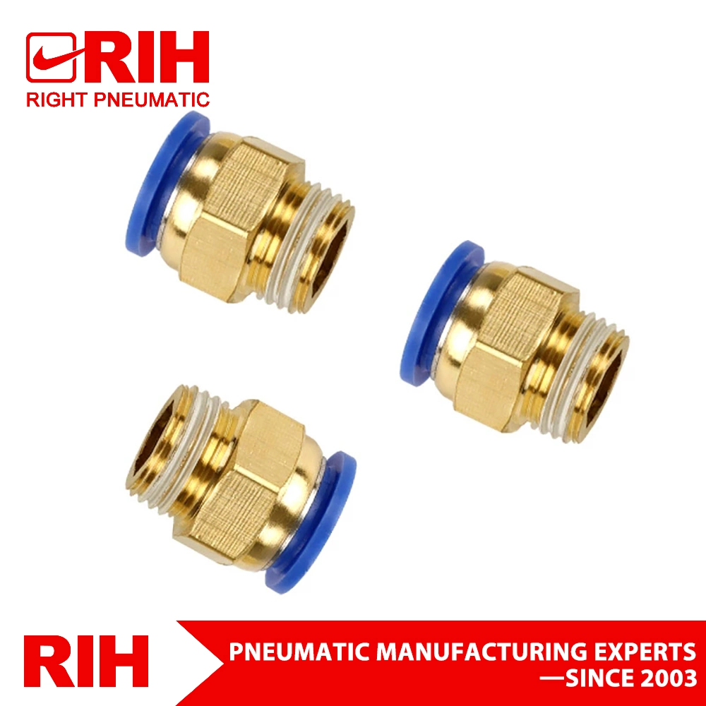 PC Pneumatic Air Tool Compressed Air Fittings Air Hose Fittings Push Connector Tube Fittings