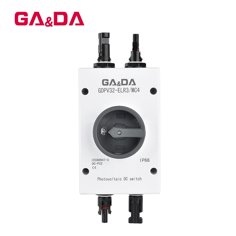 Gada Industrial DC 1200V 32AMP with Mc4 Connectors Waterproof Isolator Switch