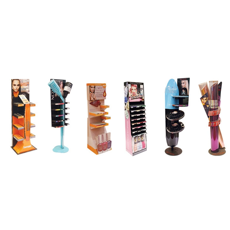 Double-Sided Flooring Metal Shops Shoes Display Stands Footwear Tower Display Rack