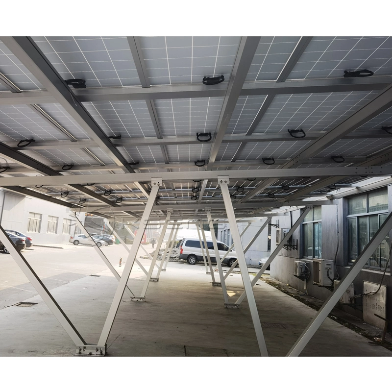 High Strength Solar Car Park Installed Structure Solar PV Carport Mounting Brackets System Solar Carport Structure