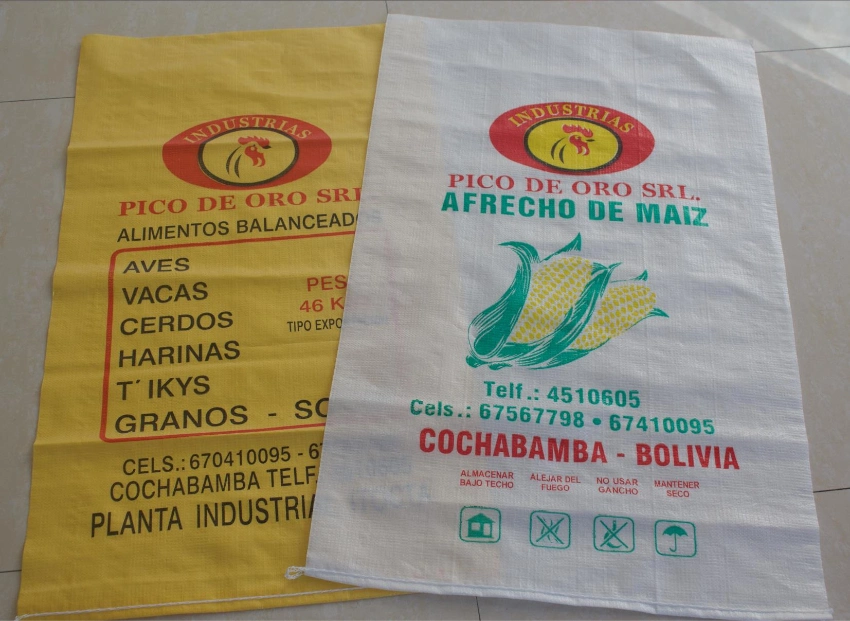 Fabricante SGS MARCAÇÃO FDA Saco de arroz 25kg 50kg de areia de plástico cimento sacos de embalagem Poli PP sacos tecidos saco PP para Fertilizante químico Sand