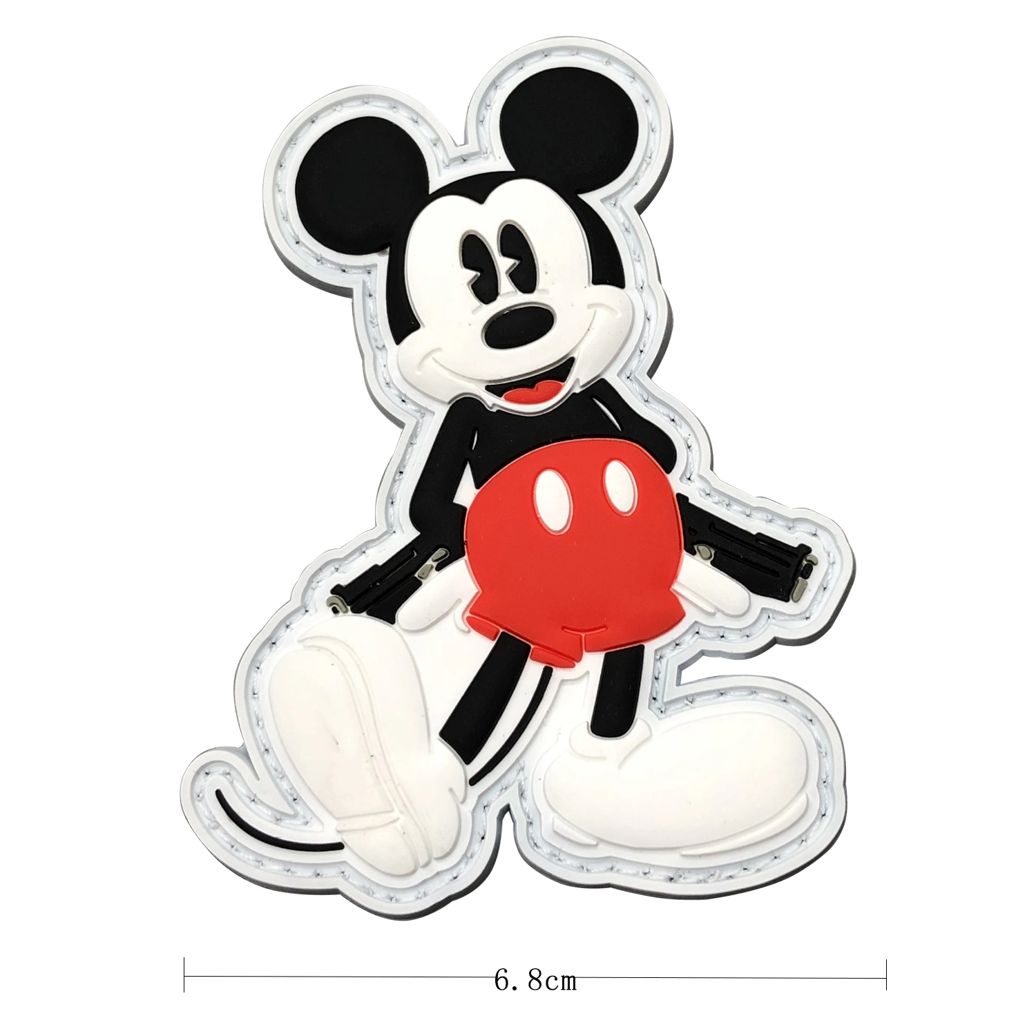 Custom 3D Cute Animal Cartoon Name Logo Soft PVC Silicone Rubber Patches Labels for Shoes and Toys