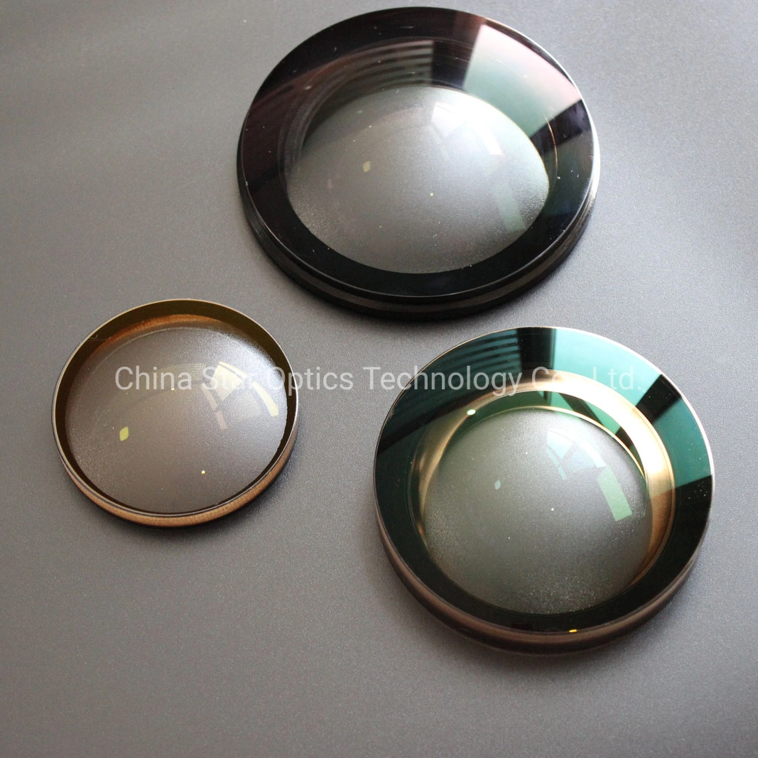 De diámetro 62 mm con recubrimiento Ar personalizada lentes esféricas de menisco
