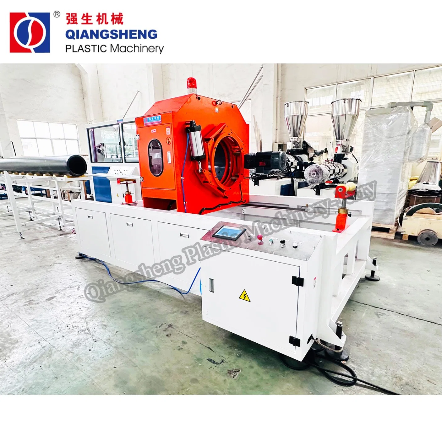 Plastic HDPE Water Pipe Single Screw Extruder Manufacturing Making Machine Extrusion Line
