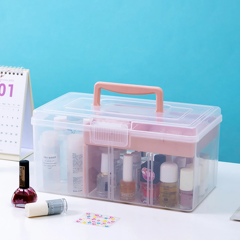 3624-O Desktop Powder Skin Care Organizer Air Cushion Manicure Cosmetics Organizer Eye Shadow Makeup Storage Box