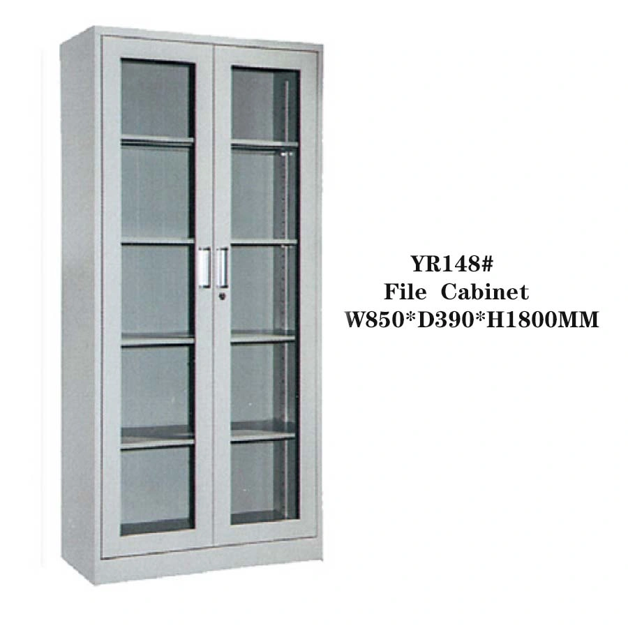 Metal Furniture 4 Doors Steel Cupboard Customized File Storage for School Office