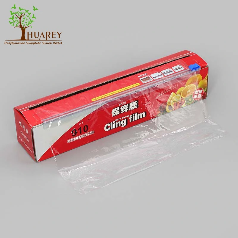 Customized Plasitc Wrapping film Perforated Stretch PE Cling Film for Food Packaging