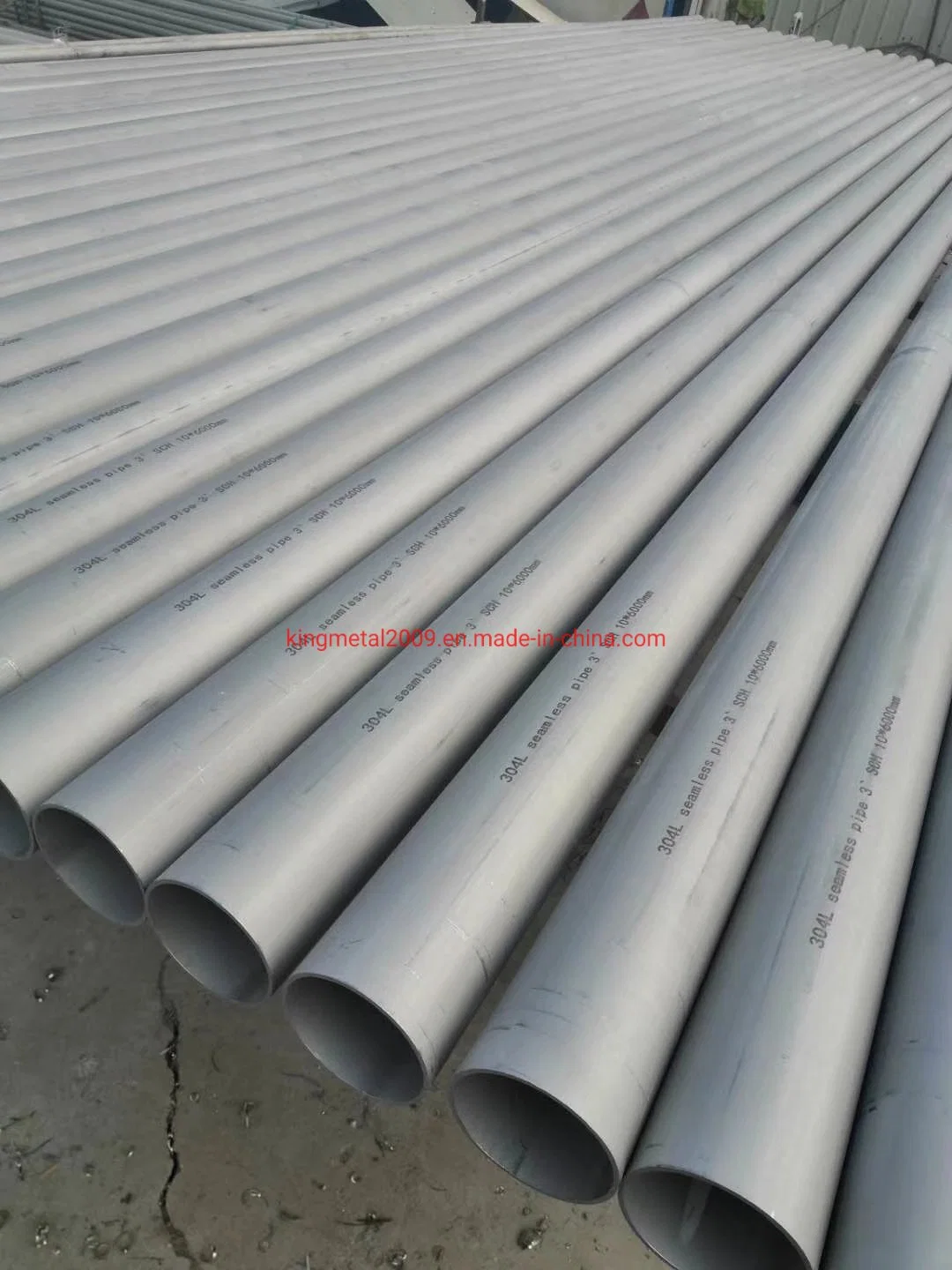 A312 304/316/310S/321/321H /347H Seamless Tubo de acero inoxidable