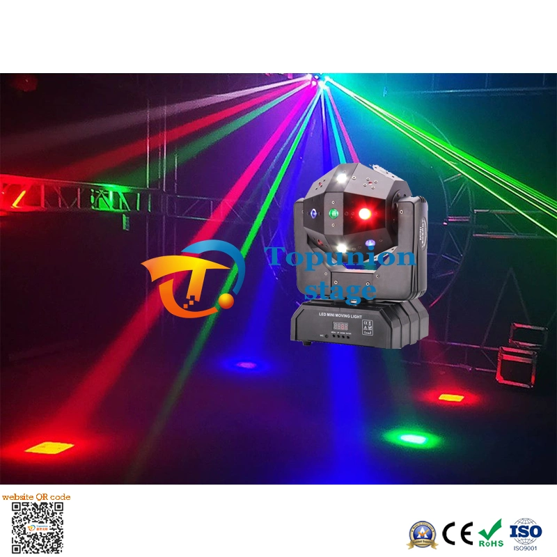 LED 16PCS Three in One Shaking Head Laser Dyeing Strobe Effect Lights for Party Performance