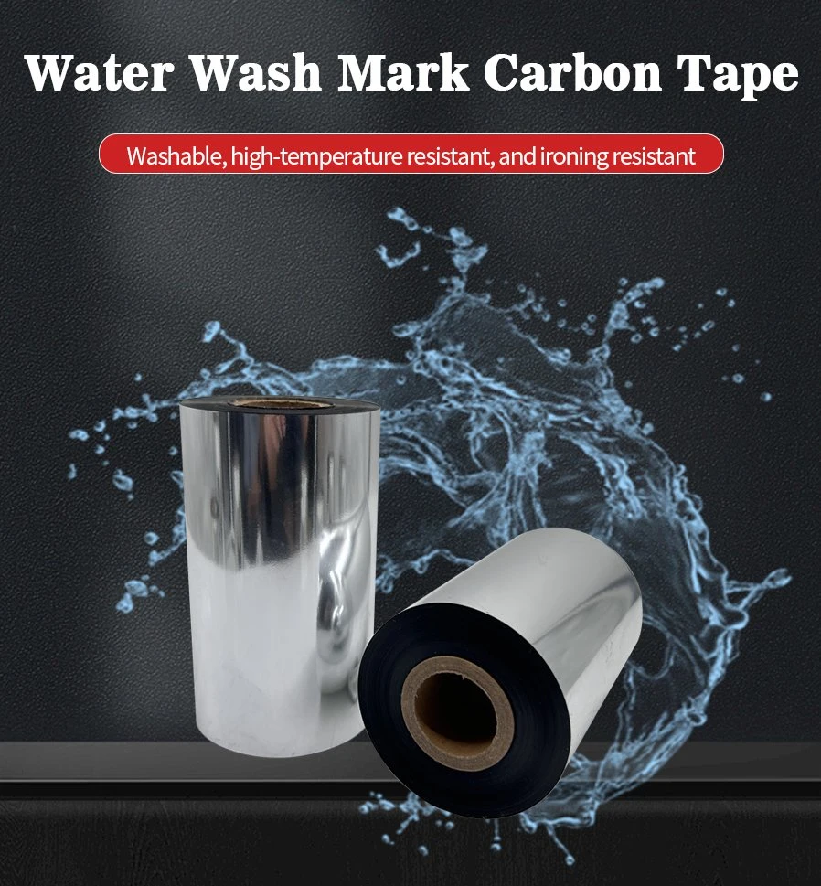 40mm*300m Great Quality Cloth Nylon Satin Label Printed Anti-Scratch Wash Care Resin Ribbon