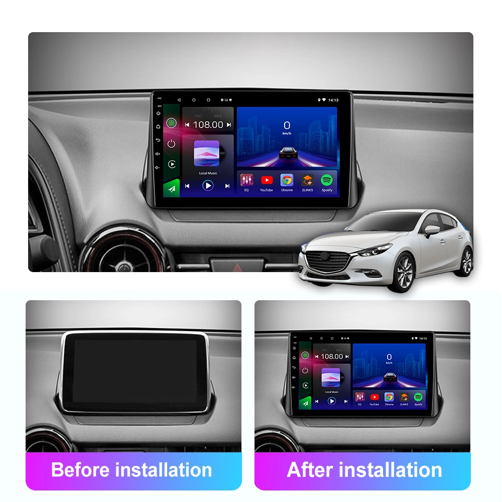 Jmance لـ Mazda CX-3 2015 - 2018 صوت راديو السيارة مشغل فيديو الوسائط المتعددة الملاحة ستريو GPS Android 9 Lnch