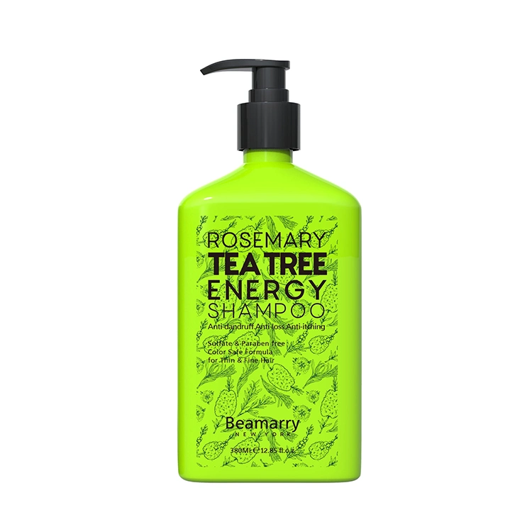 Shampoo Anti Hair Loss Organic Natural Rosemary Tea Tree Anti Hair Loss Shampoo 380ml