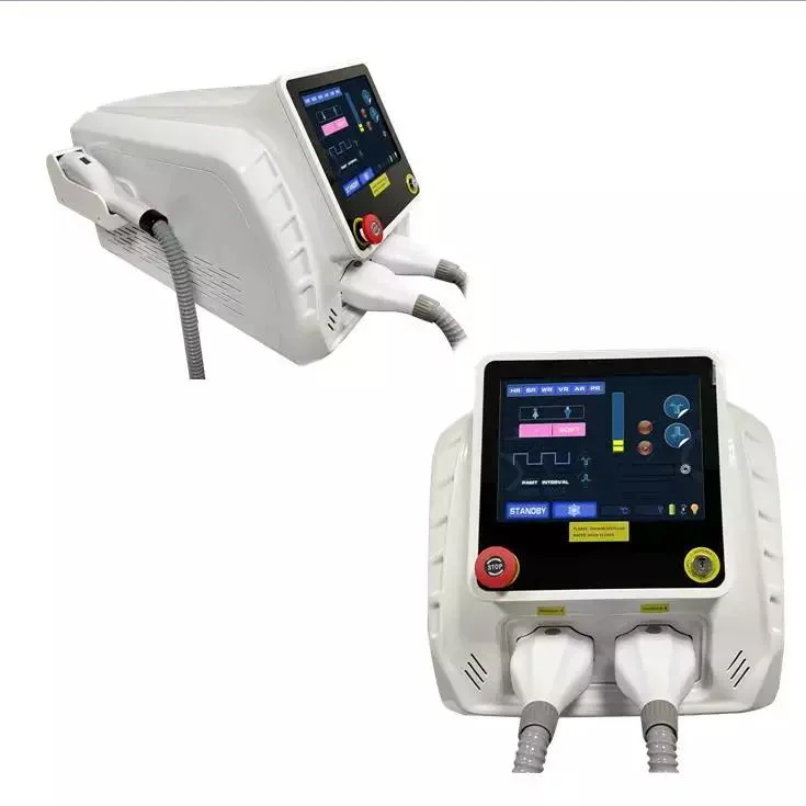 Beijing New Design Factory Promise High Effect Tattoo and Pigment Removal Carbon Peel ND YAG Dual Handle IPL Laser Hair Removal Machine