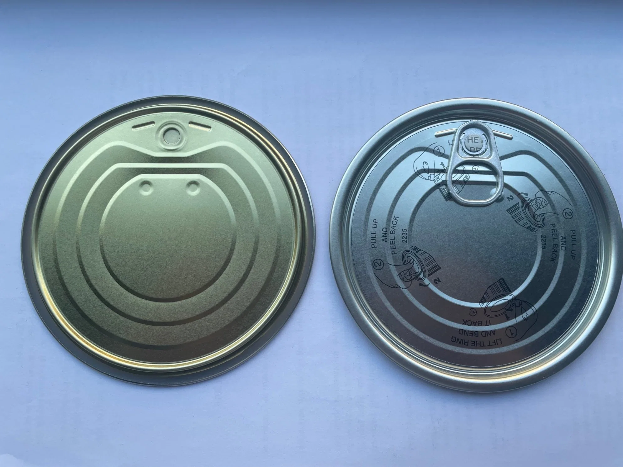 Whole Sale 65mm Easy Open Tin Lids Can Lid Cover for Canned Food Packaging