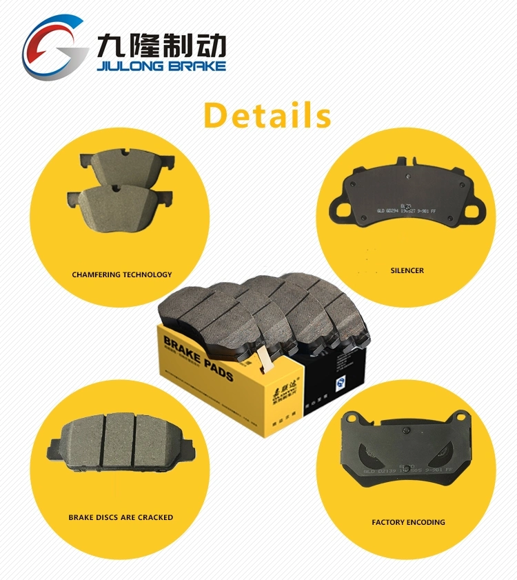 OEM Car Accessories Hot Selling Auto Brake Pads Forvolvo (D1865) Ceramic and Semi-Metal Material