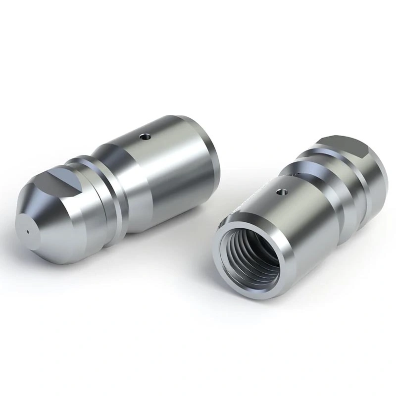 China Custom CNC Machined Machining Stainless Steel Pipe Hose Water Air Sewer Jet Spray Nozzle