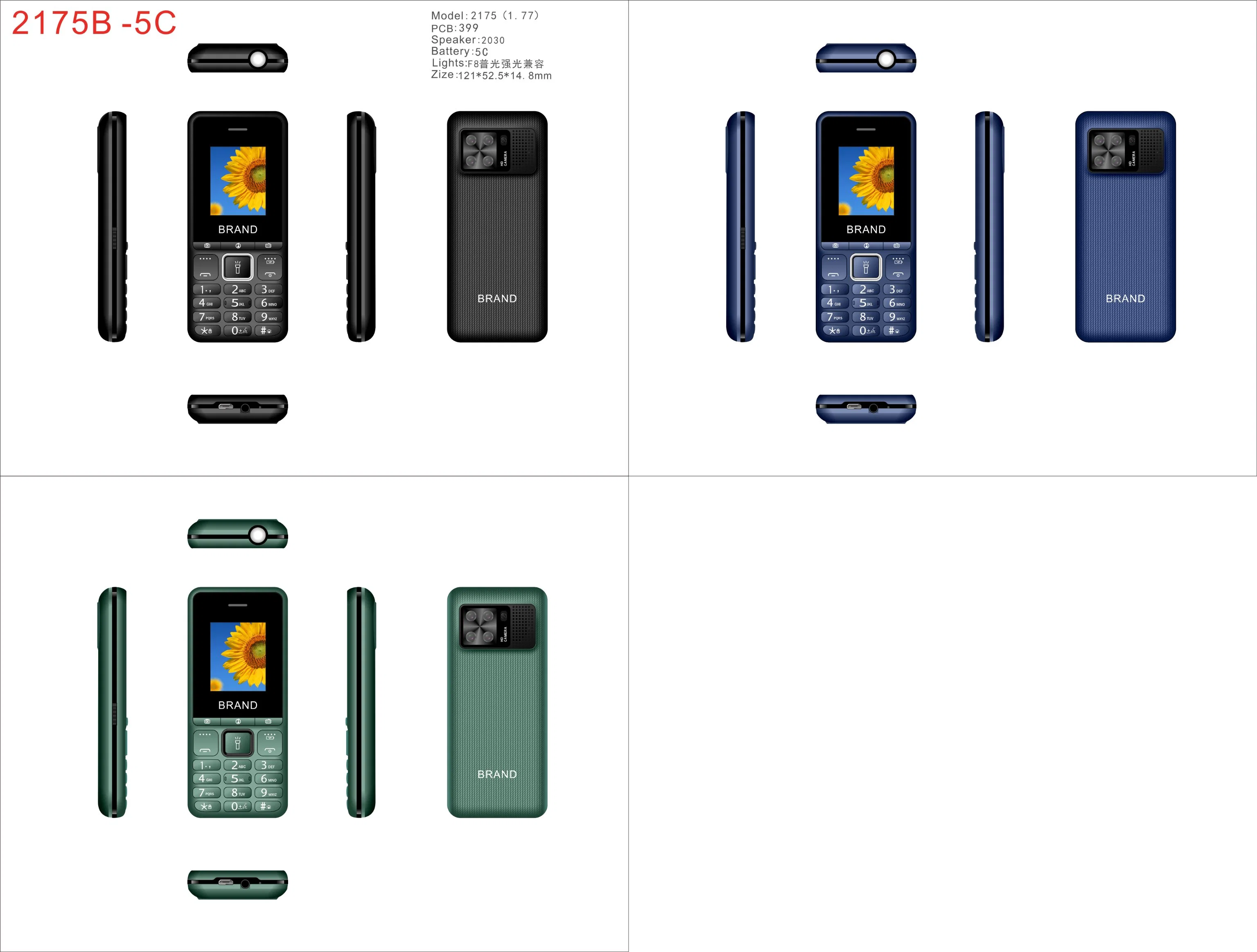 Wholesale/Supplier New Promotion Very Low Cost Phone Manufacturer From China Feature Phones