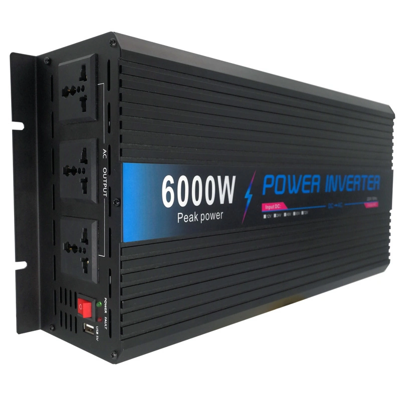 Portable 6kw 24V DC to AC 110V Modified Sine Wave Inverter 6000W