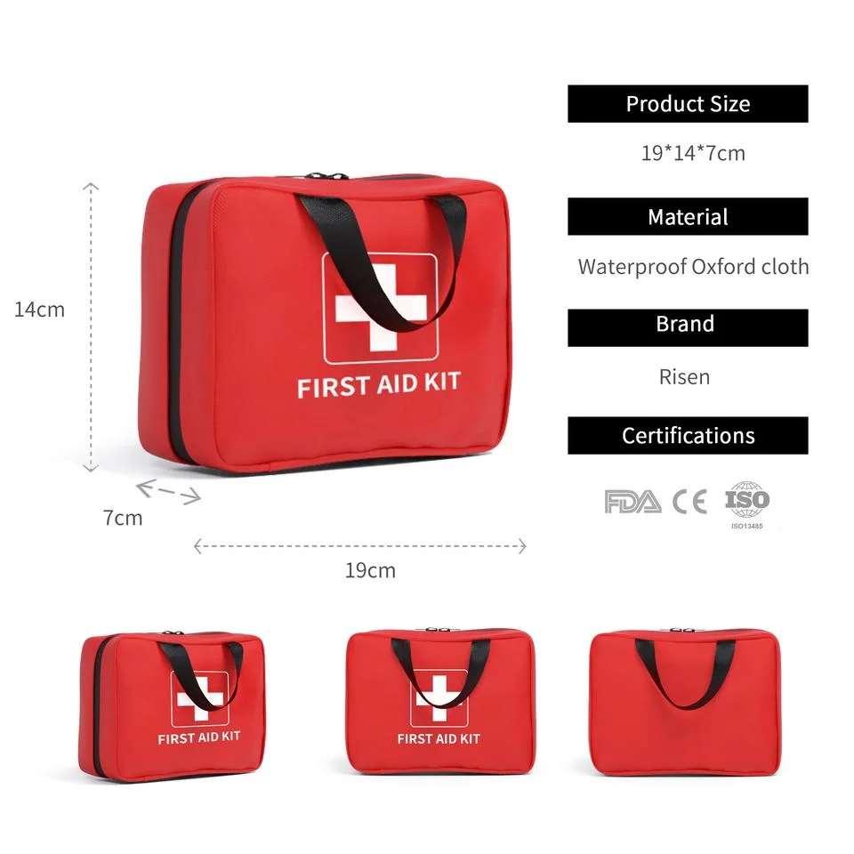 Professional First Aid Kit, Trauma Kit with Labelled Compartments Molle System for Car, Hiking, Backpacking, Camping, Traveling