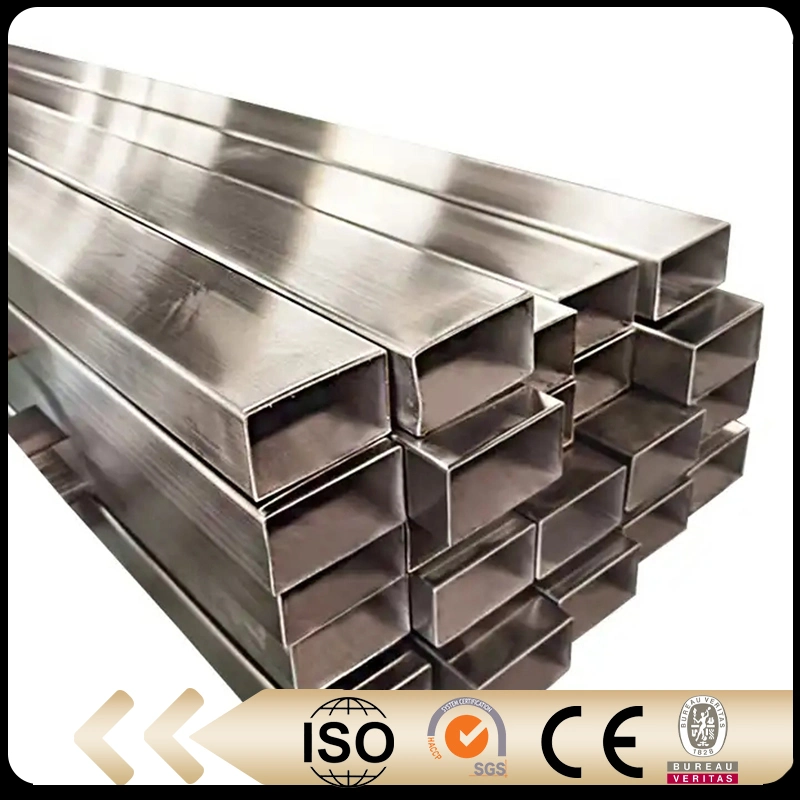 Hot Sale Low Price 304 316 Stainless Steel Square/Rectangular Welded Steel Pipe and Tube