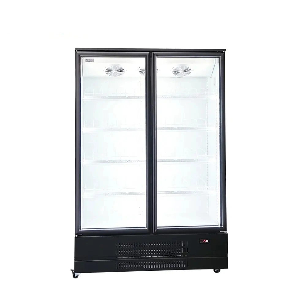 Refrigeradores comerciales en venta con las puertas de vidrio