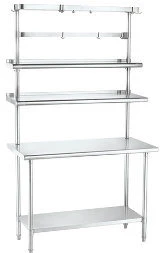 Stainless Steel Workbench 3 Tier with Adjustable Leg