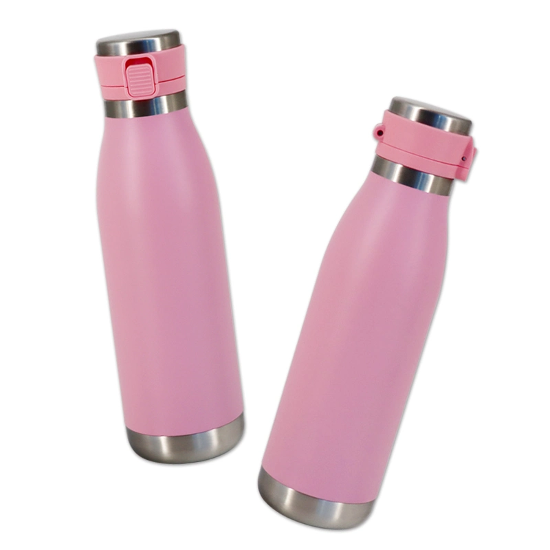 Stainless Steel Water Bottle Insulation Business Vacuum Flask with Two Mug Lid