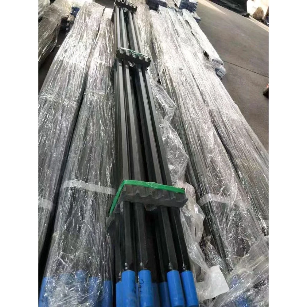 China Most Popular Drill Rod T38 Extenstion Round Drill Pipe for Drifting and Tunneling