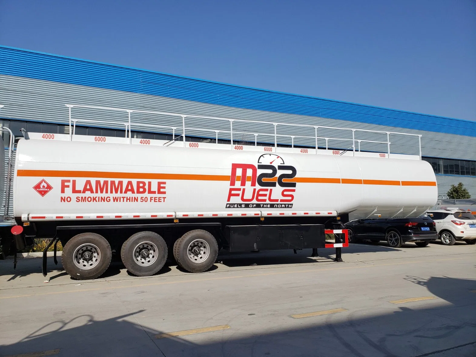 Customized 35000-60000 Litres Edible Oil Fuel Tanker Semi Trailer