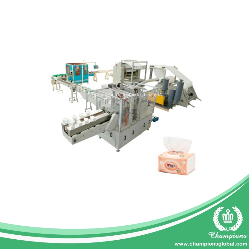 Full-Automatic tejido facial de la máquina de fabricación de papel Papel higiénico de equipos de línea de producción