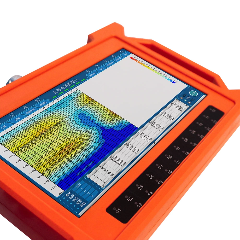 Detector de agua subterránea 2000m 18 canales con pantalla táctil 3D Encuesta agua Pqwt-Gt Equipo