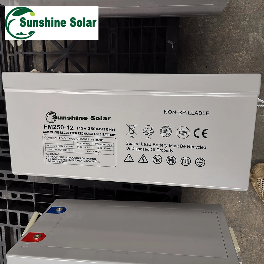 Sunshine Ritar Deep Cycles 12V 28ah 100ah 200ah 250ah 300ah Gel Lead Acid Solar Battery Price