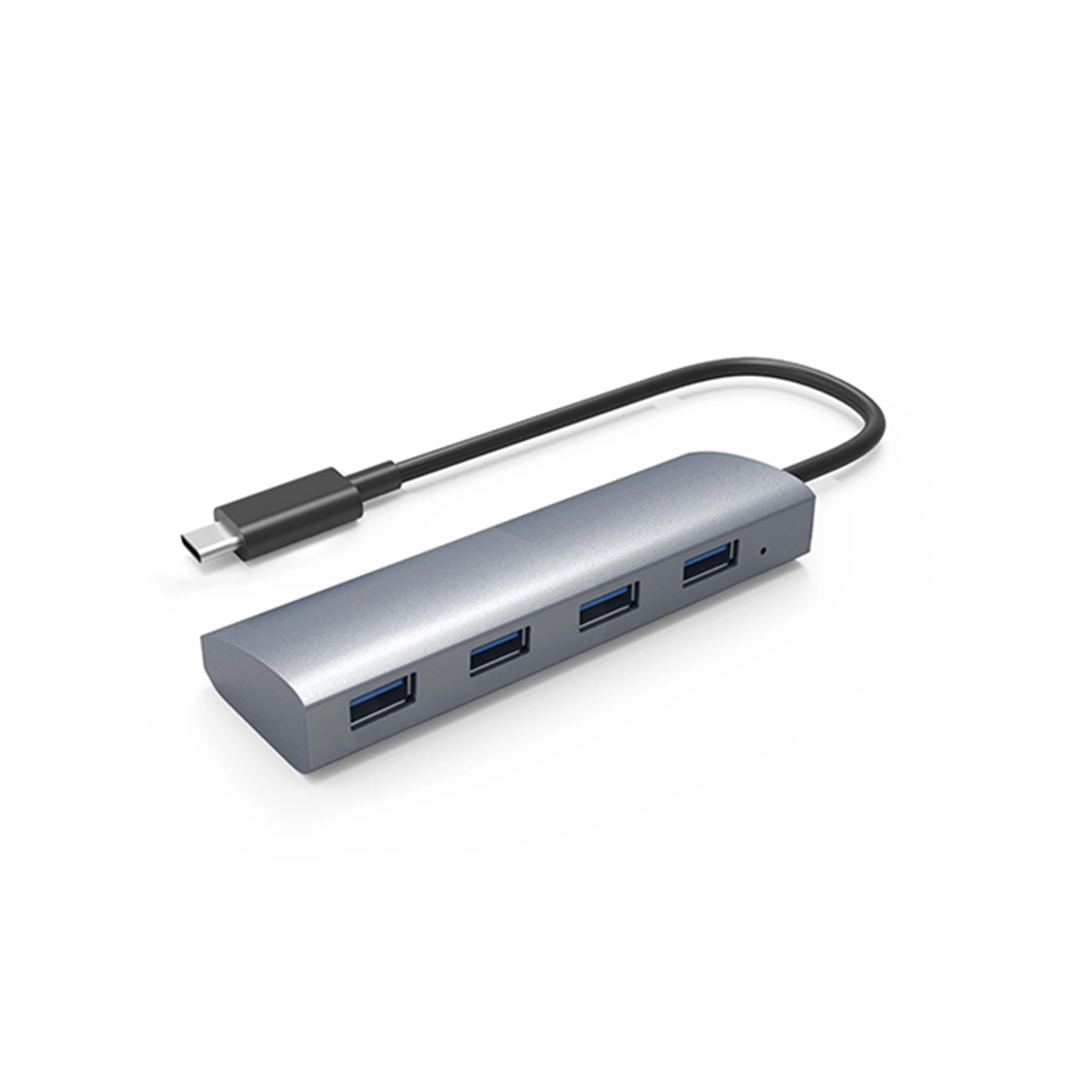 USB 3,0-Hub mit 4 Anschlüssen und Typ C, Superspeed 5Gbps USB-Hub, Unterstützung für Hot-Swapping-Funktion